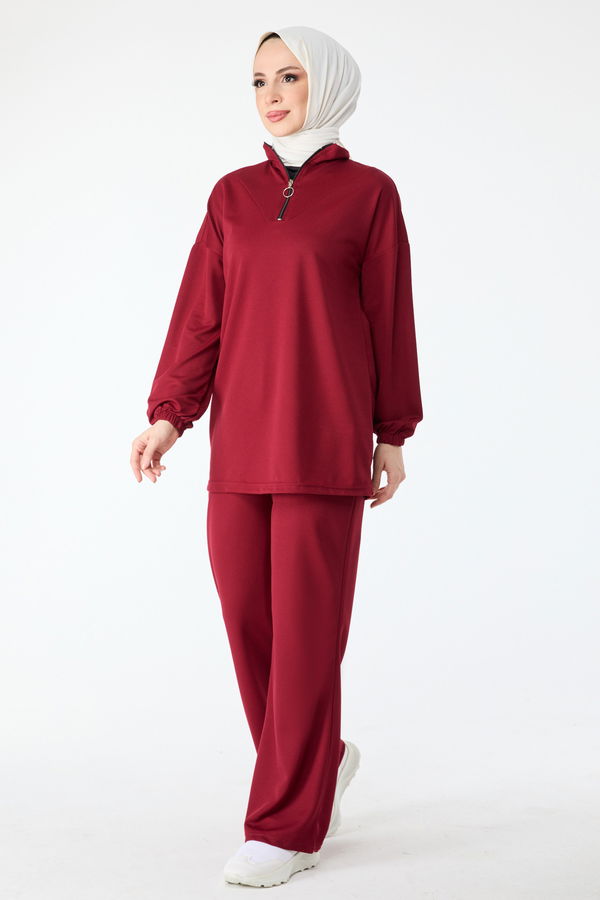 Tunik Pantolon Bordo - 13074 BORDO