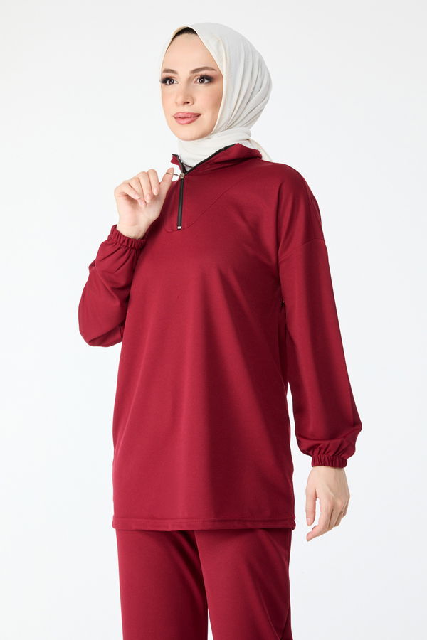 Tunik Pantolon Bordo - 13074 BORDO
