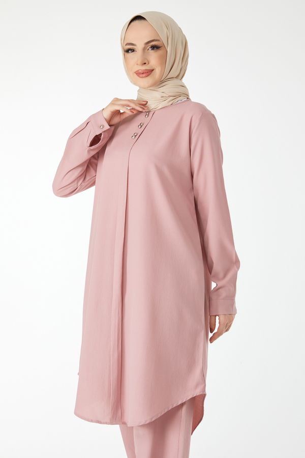 Tunik Pantolon Pembe - 13122 PEMBE