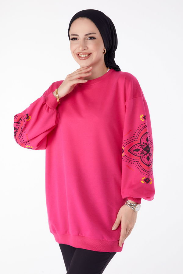 Sweat Fuşya - 23129 FUŞYA