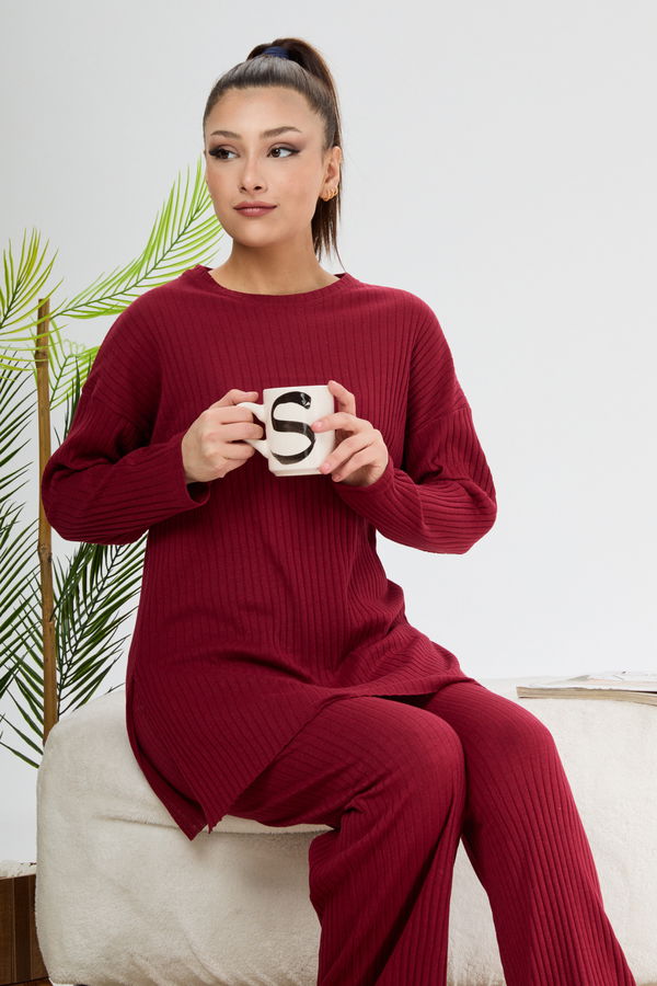 Tunik Pantolon Bordo - 23462 BORDO