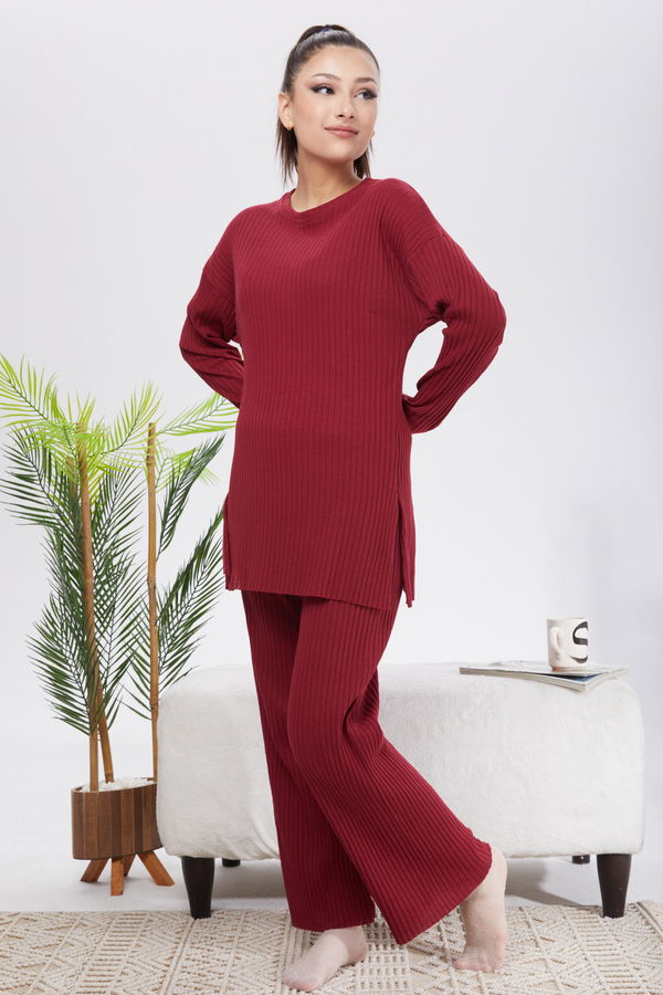 Tunik Pantolon Bordo - 23462 BORDO