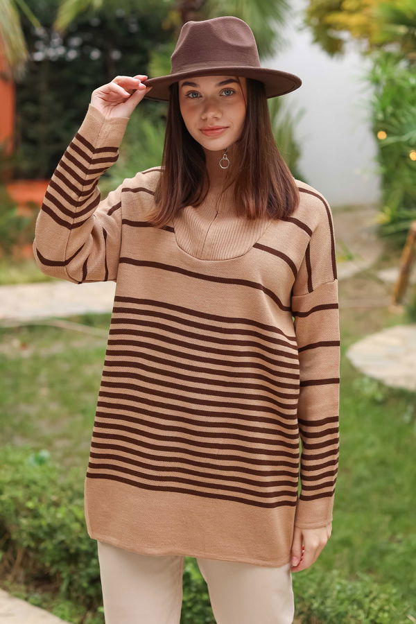 Triko Kazak Kahverengi - 23632 KAHVERENGİ