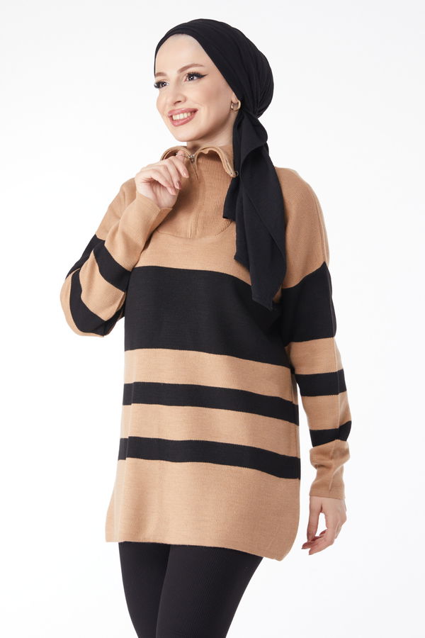 Triko Kazak Siyah - 23636 SİYAH