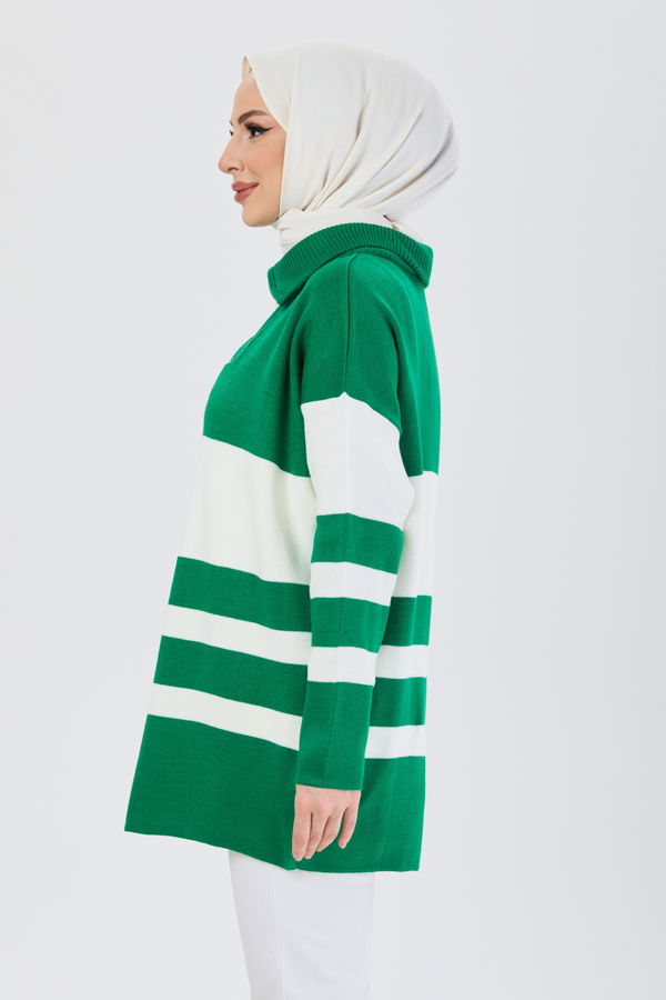 Triko Kazak Yeşil - 23636 YEŞİL
