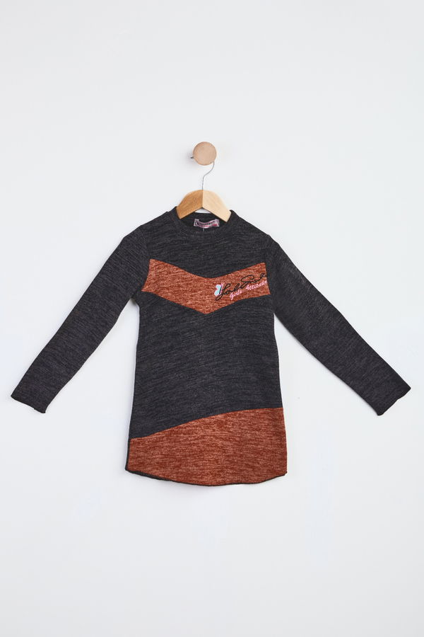Kız Çocuk Taba Sweatshirt - 23988