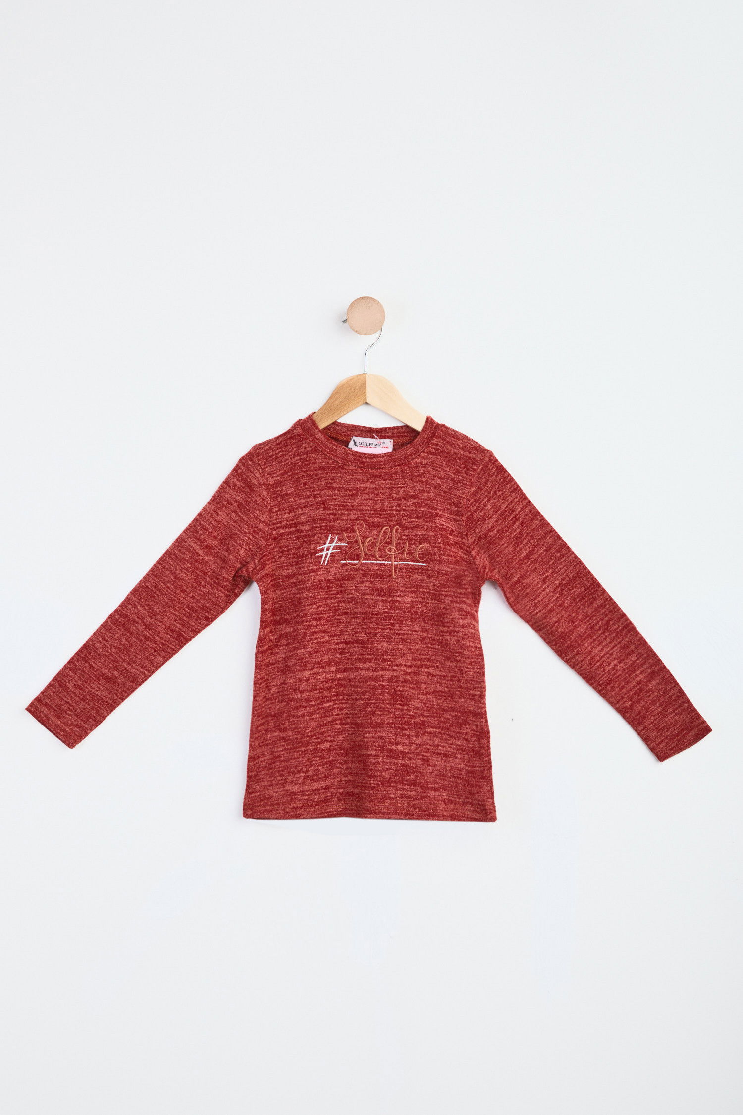 Kız Çocuk Kiremit Sweatshirt - 23989