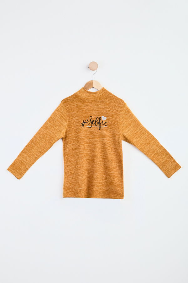 Kız Çocuk Sarı Sweatshirt - 23989 Sarı