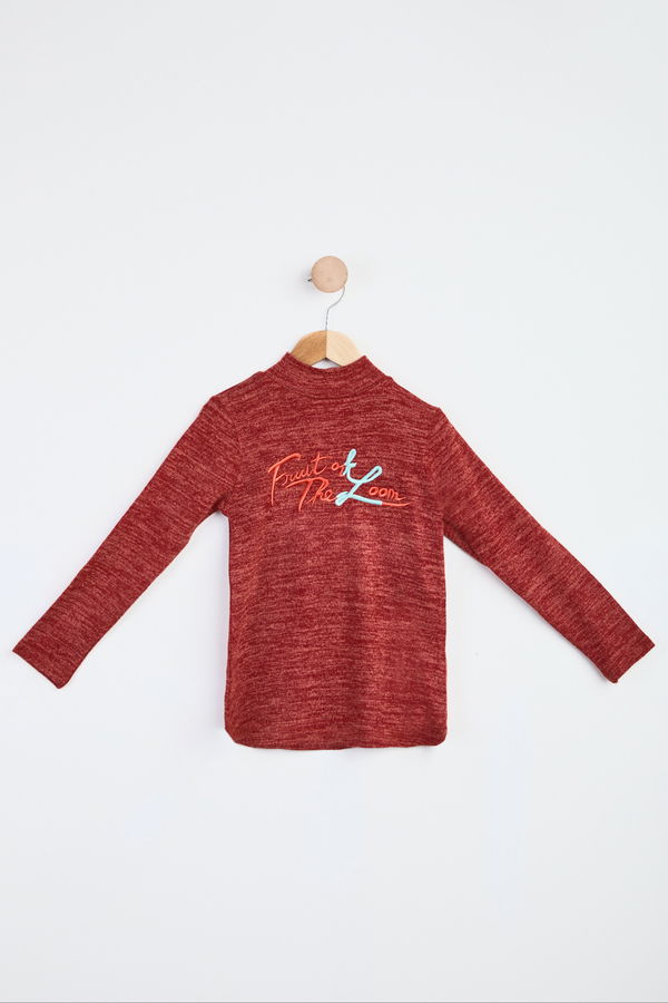 Kız Çocuk Kiremit Sweatshirt - 23991