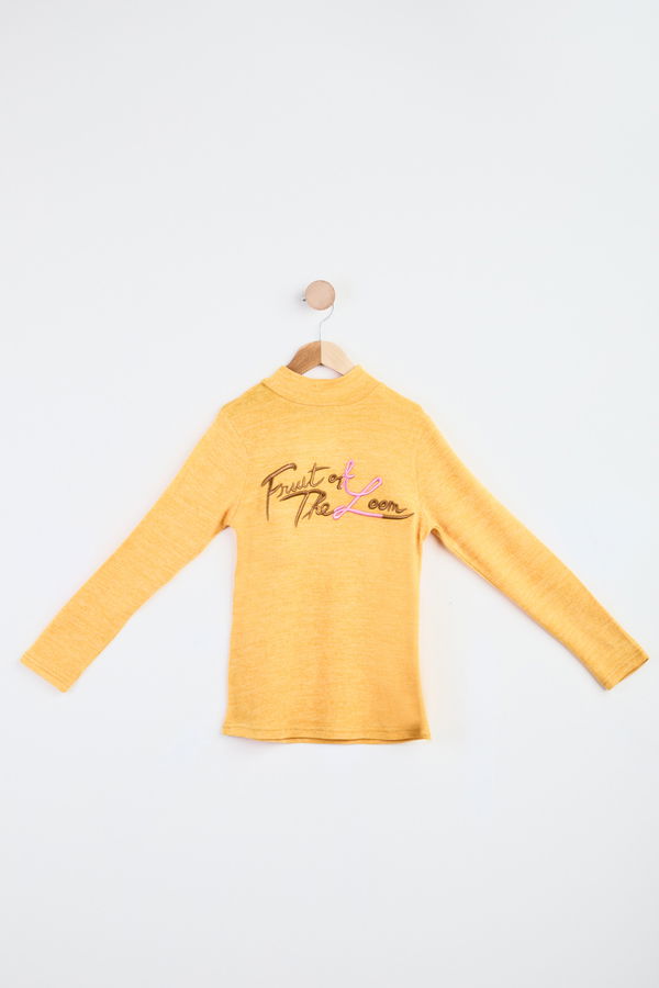 Kız Çocuk Sarı Sweatshirt - 23991 Sarı
