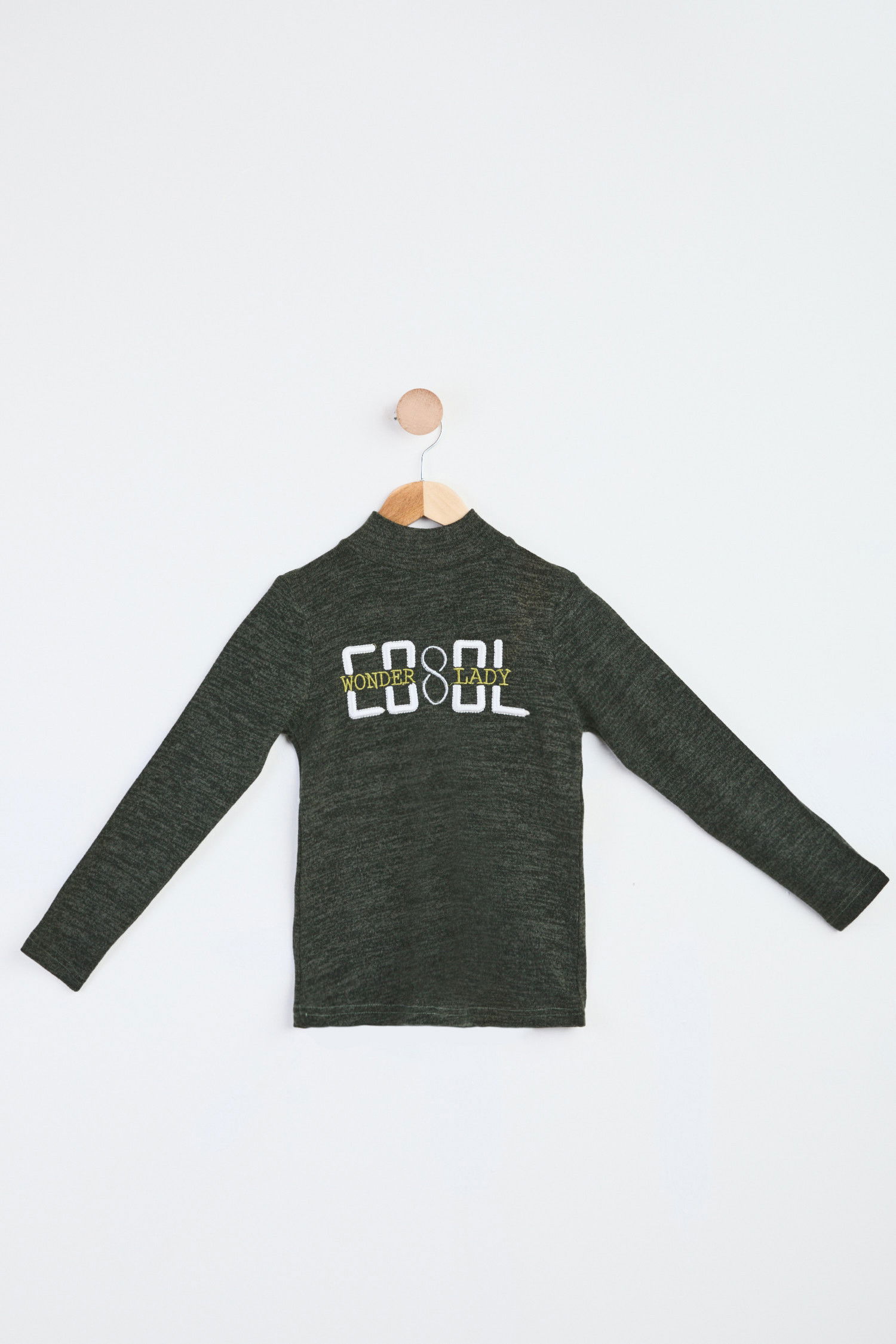 Kız Çocuk Haki Sweatshirt - 23992 HAKİ