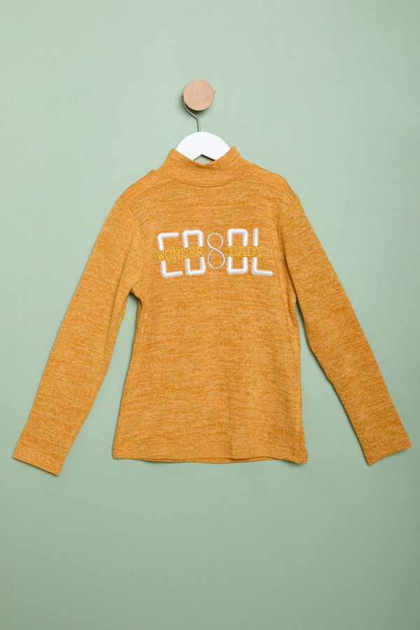 Kız Çocuk Sarı Sweatshirt - 23992
