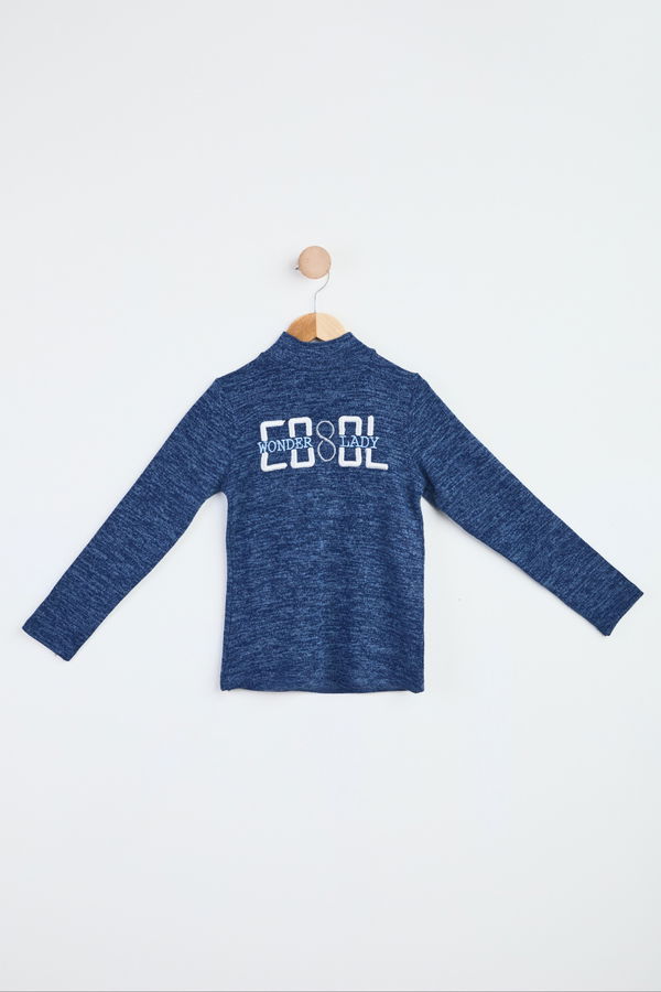 Kız Çocuk Lacivert Sweatshirt - 23992 LACİVERT