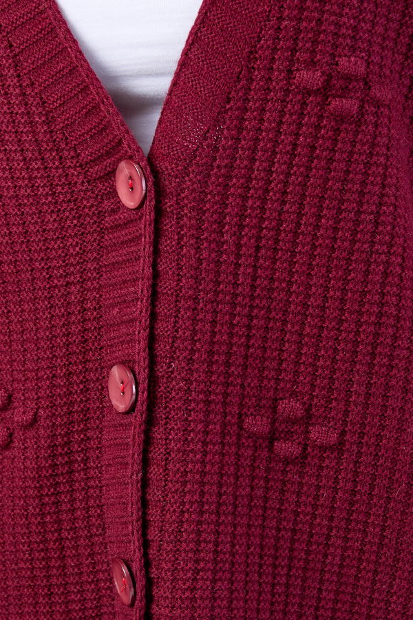 Triko Hırka Bordo - 24145 BORDO