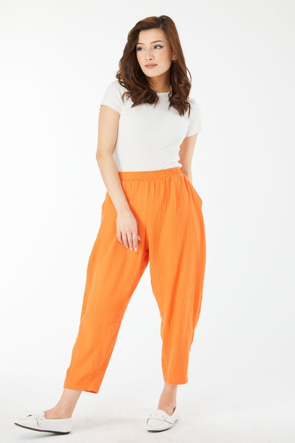 Kısa Kollu Bluz Beyaz - 24437 BEYAZ
