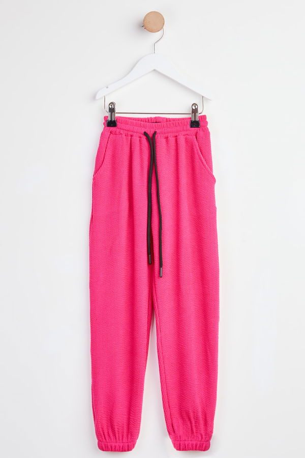 Kız Çocuk Fuşya Pijama Altı - 24492 FUŞYA