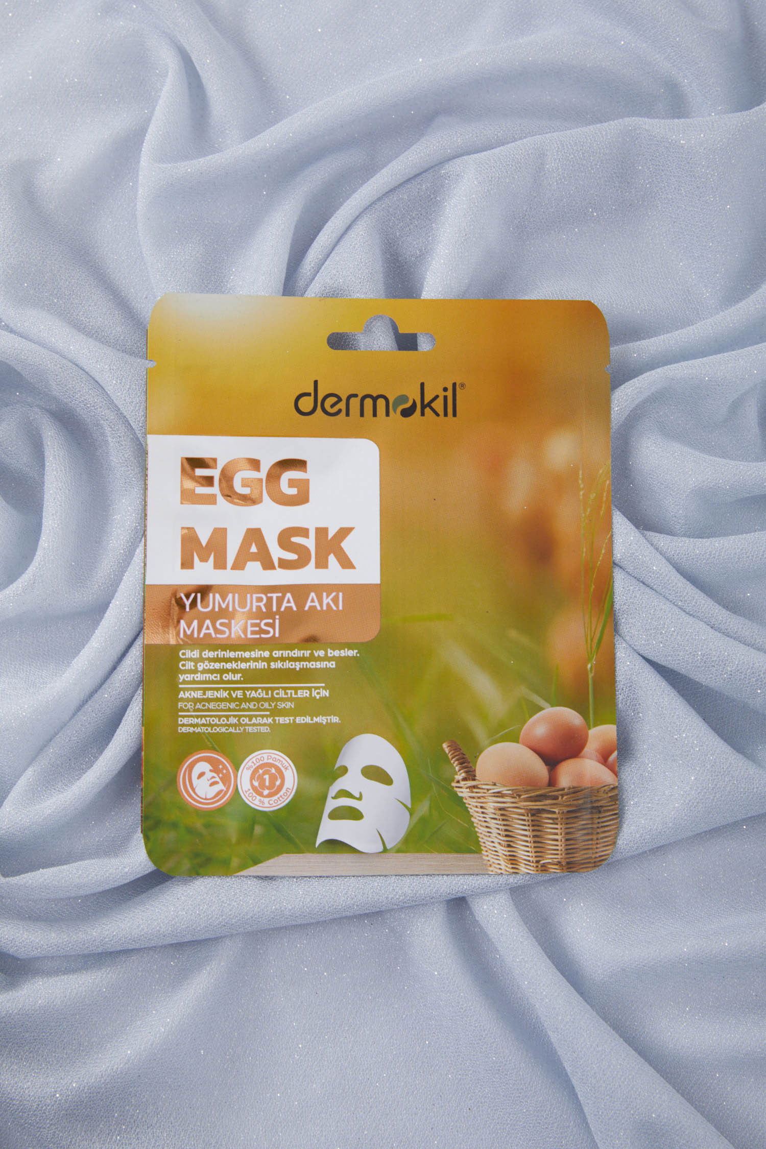 çok Renkli DERMOKIL 20 G YUMURTA AKI KAGIT MASKE - 24536 ÇOK RENKLİ