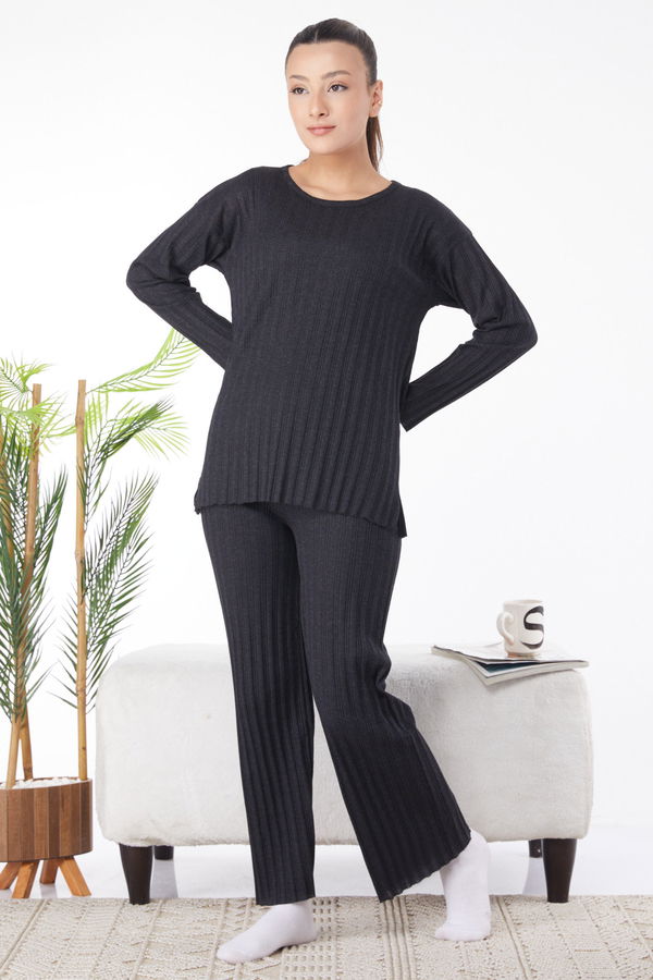 Pijama Takımı Antrasit - 24617 ANTRASİT