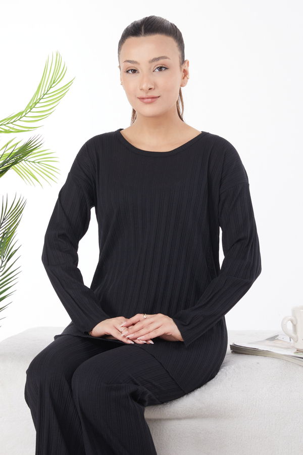 Pijama Takımı Siyah - 24617 SİYAH