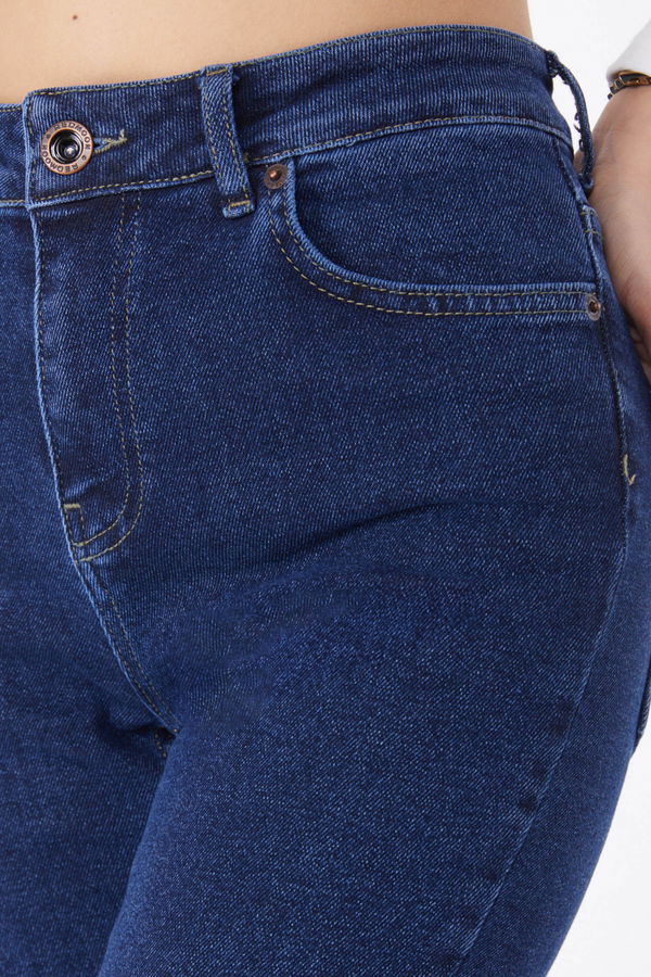 Dar Paça Kot Pantolon Lacivert - 24915