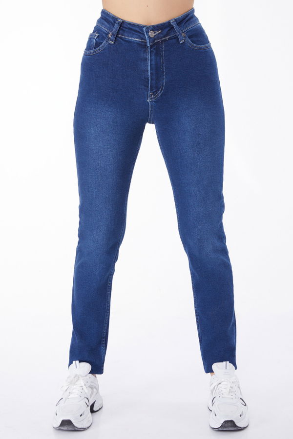 Dar Paça Kot Pantolon Mavi - 24915