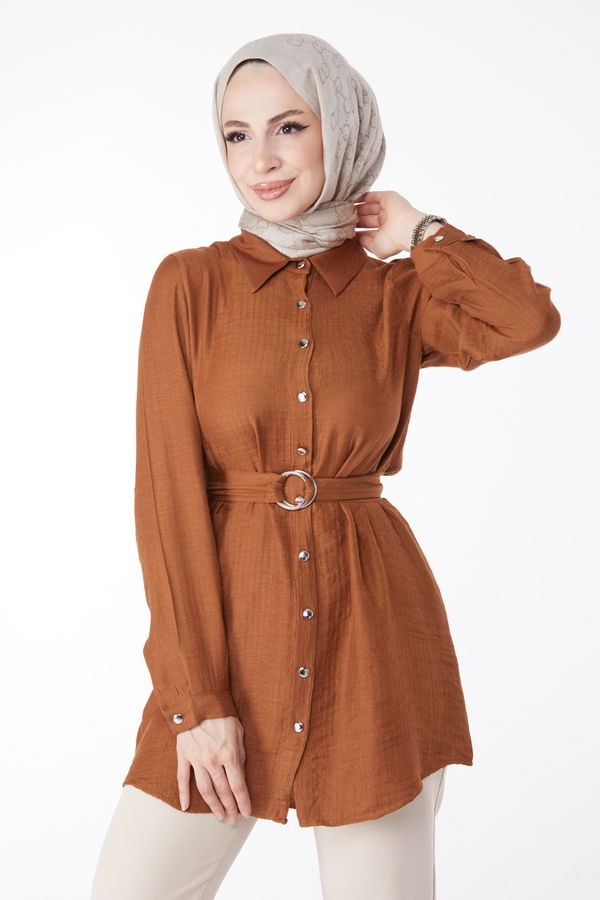 Kemerli Tunik Taba - 25095
