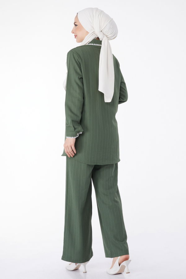 Tunik Pantolon İkili Takım Haki - 25098 HAKİ