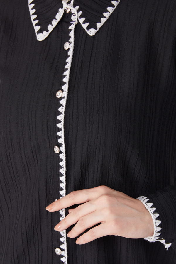 Tunik Pantolon İkili Takım Siyah - 25098