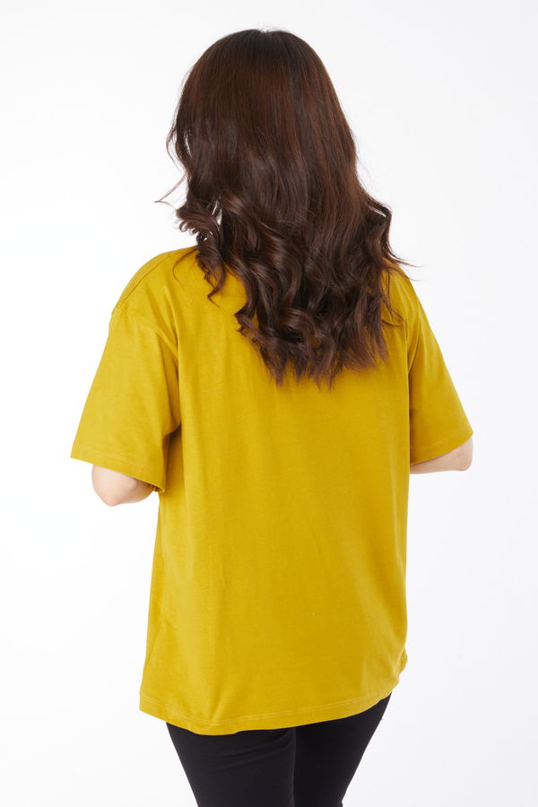 Baskılı T-shirt Yeşil - 25171