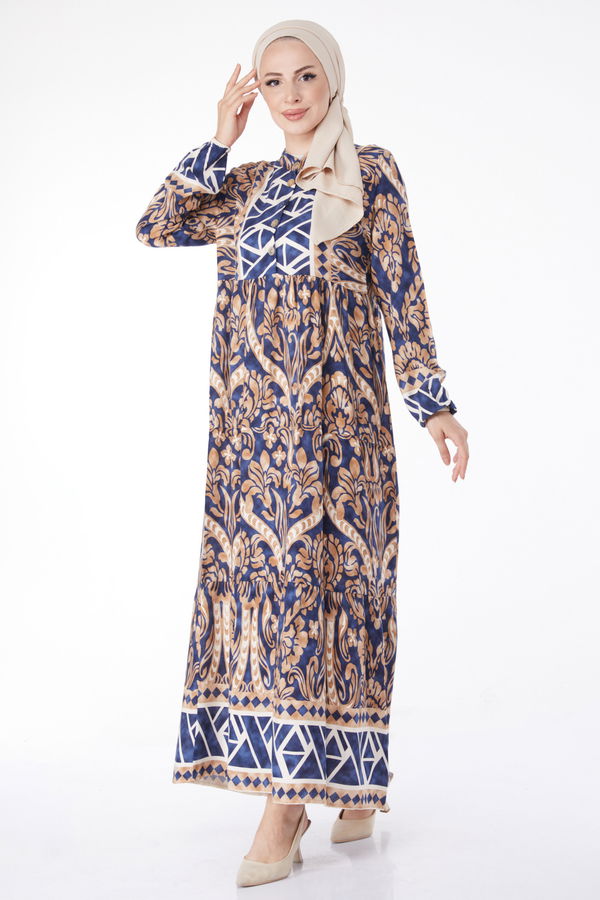 Desenli Ebise Lacivert - 25196 LACİVERT