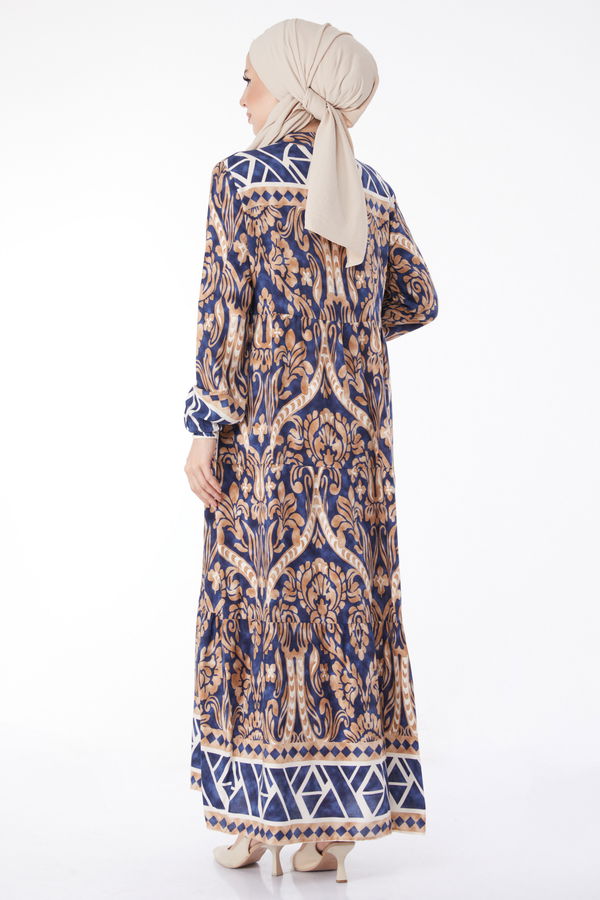 Desenli Ebise Lacivert - 25196 LACİVERT
