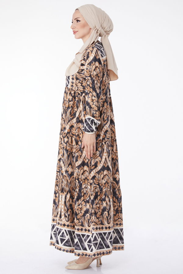 Desenli Ebise Siyah - 25196