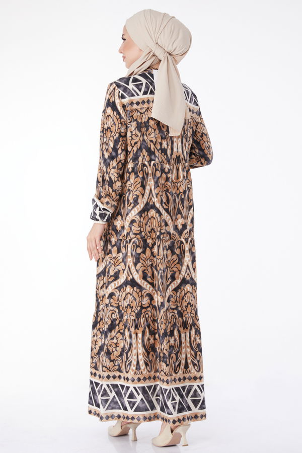 Desenli Ebise Siyah - 25196