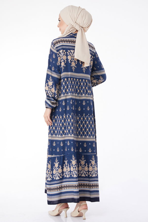 Desenli Ebise Lacivert - 25198 LACİVERT