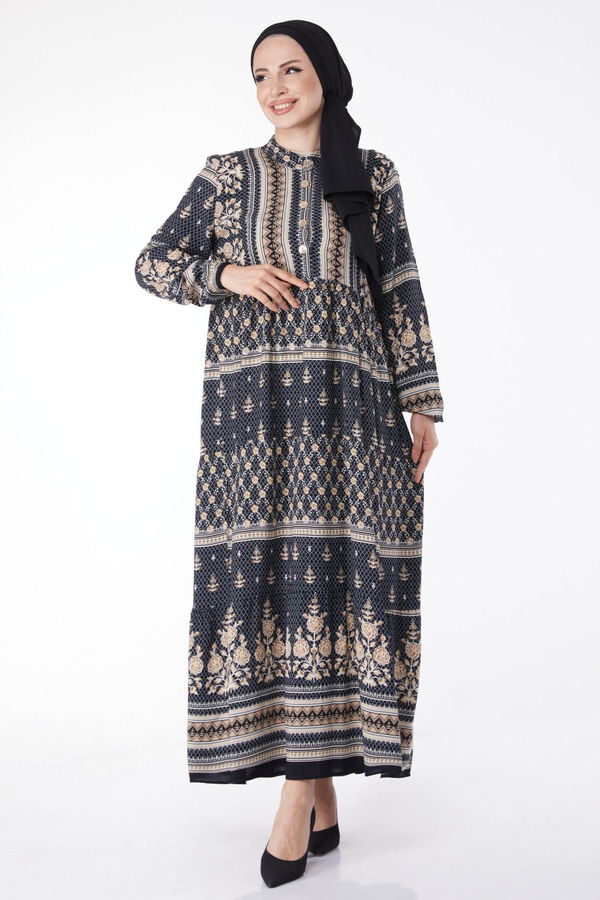 Desenli Ebise Siyah - 25198 SİYAH