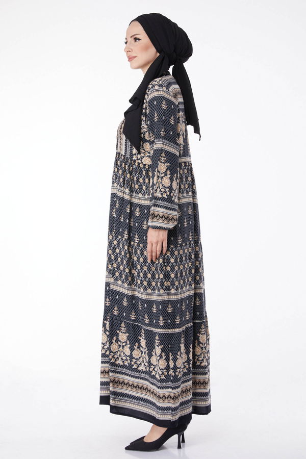 Desenli Ebise Siyah - 25198 SİYAH