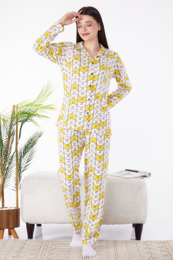Pijama Takımı Sarı - 25265 Sarı