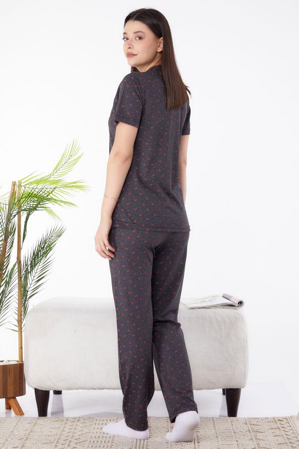 Pijama Takımı Antrasit - 25267 ANTRASİT