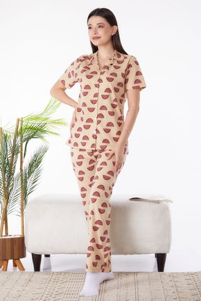 Pijama Takımı Bej - 25270
