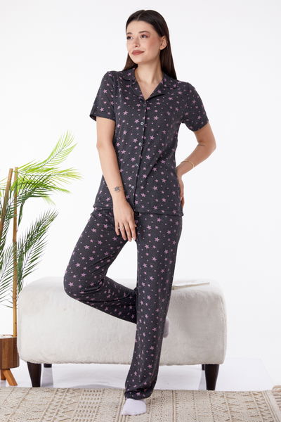 Pijama Takımı Antrasit - 25274