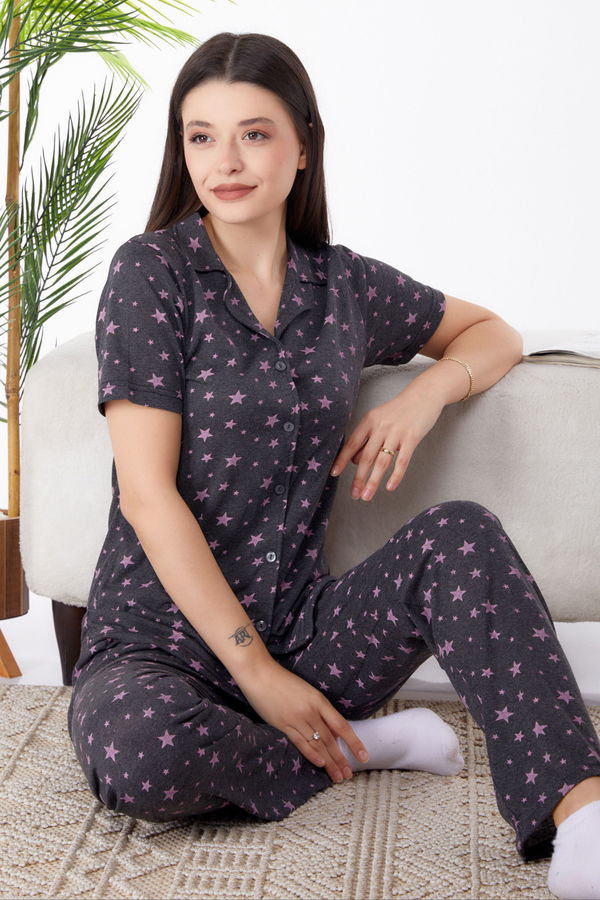Pijama Takımı Antrasit - 25274