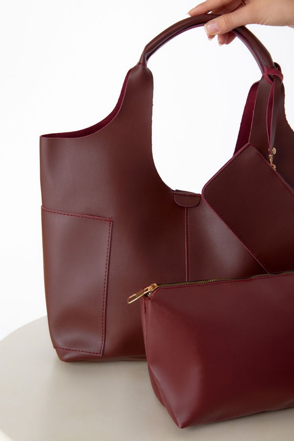 Kadın Bordo Çanta - 25447 BORDO