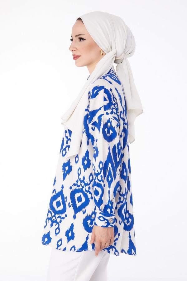Desenli Tunik Lacivert - 25620 LACİVERT