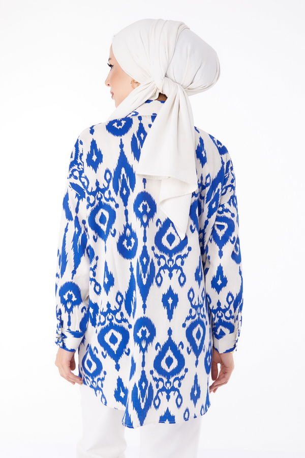Desenli Tunik Lacivert - 25620 LACİVERT