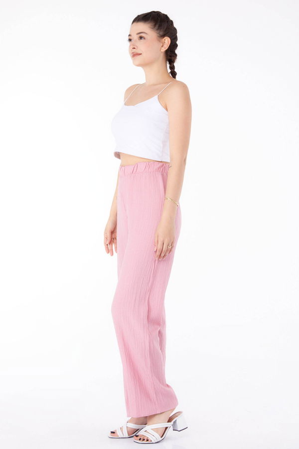 Salaş Pantolon Pembe - 25627