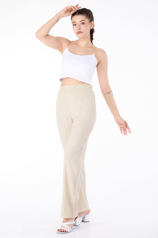 Salaş Pantolon Bej - 25627
