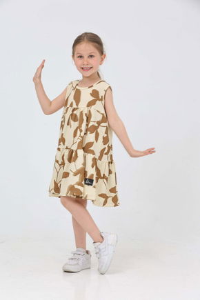 Desenli Elbise - 27212