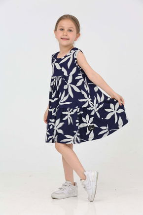 Desenli Elbise - 27213