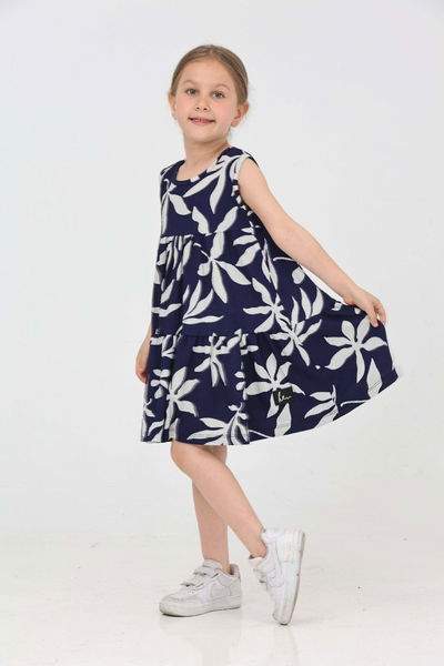Desenli Elbise - 27213