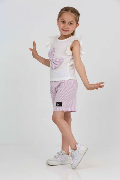 Fiyonklu Şort  Takım - 27226